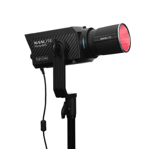 Nanlite Forza 60C RGBLAC LED Spotlight Kit Includes Battery Grip and Bowens S-Mount Adapter