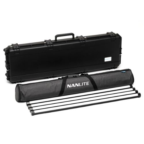 Nanlite PavoTube II 30XR 4' RGBWW LED Pixel Tube with Built-In CRMX 4-Light Kit with Hard Case