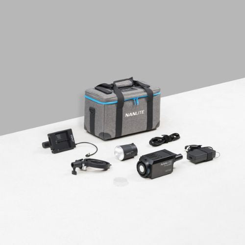 Nanlite Forza 60C RGBLAC LED Spotlight Kit Includes Battery Grip and Bowens S-Mount Adapter