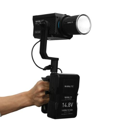 Nanlite Forza 60C RGBLAC LED Spotlight Kit Includes Battery Grip and Bowens S-Mount Adapter